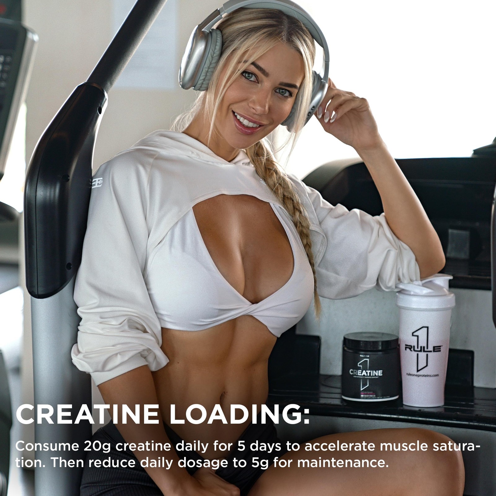 Rule 1 Proteins Creatine Powder Unflavored 75 Servings