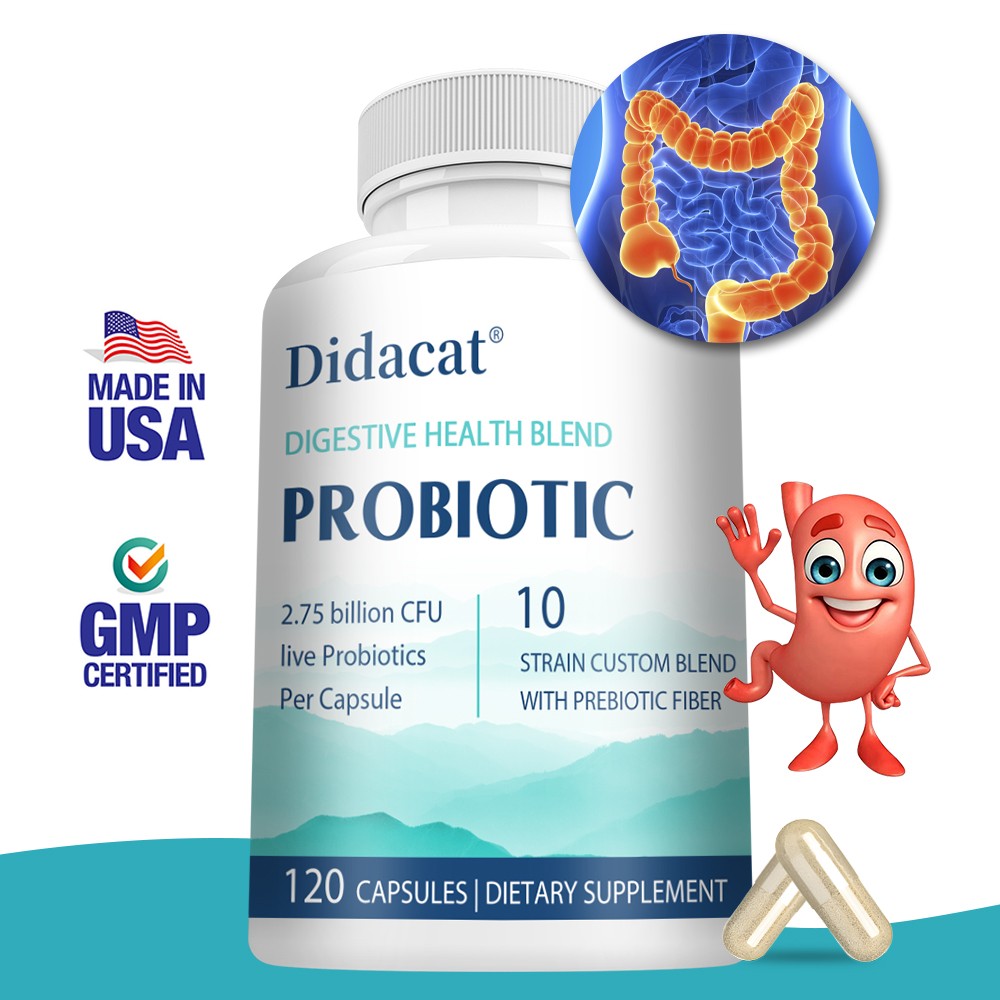 Probiotic Blend For Digestive Health Promote Bowel Regularity Gut Health 120