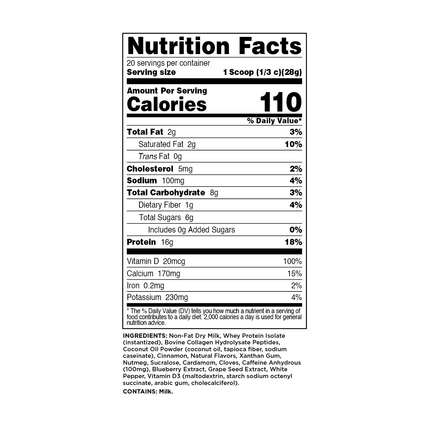 Perk Energy + Extra Protein Powder (1.3 LB) Chai Latte – Witney Carson Edition