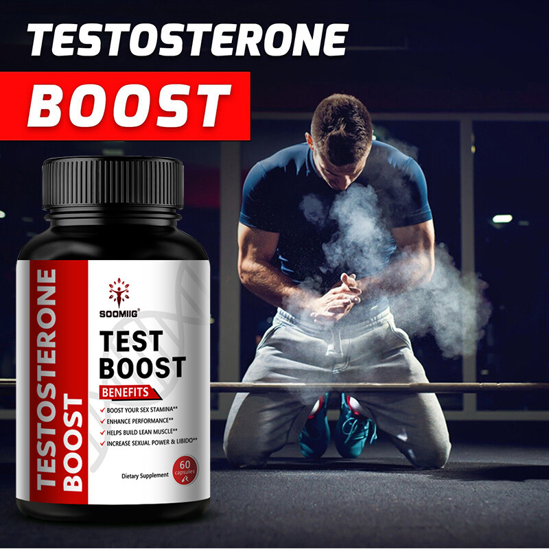 TEST BOOST Max Men Testosterone Strength Build Muscle Power Sex bOOst, 120 CAPS