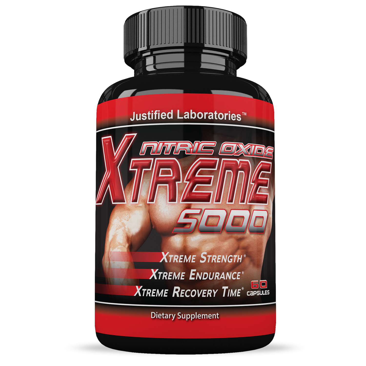 Nitric Oxide Xtreme 5000 Extreme L Arginine Increase Muscle Strength Pump Boost