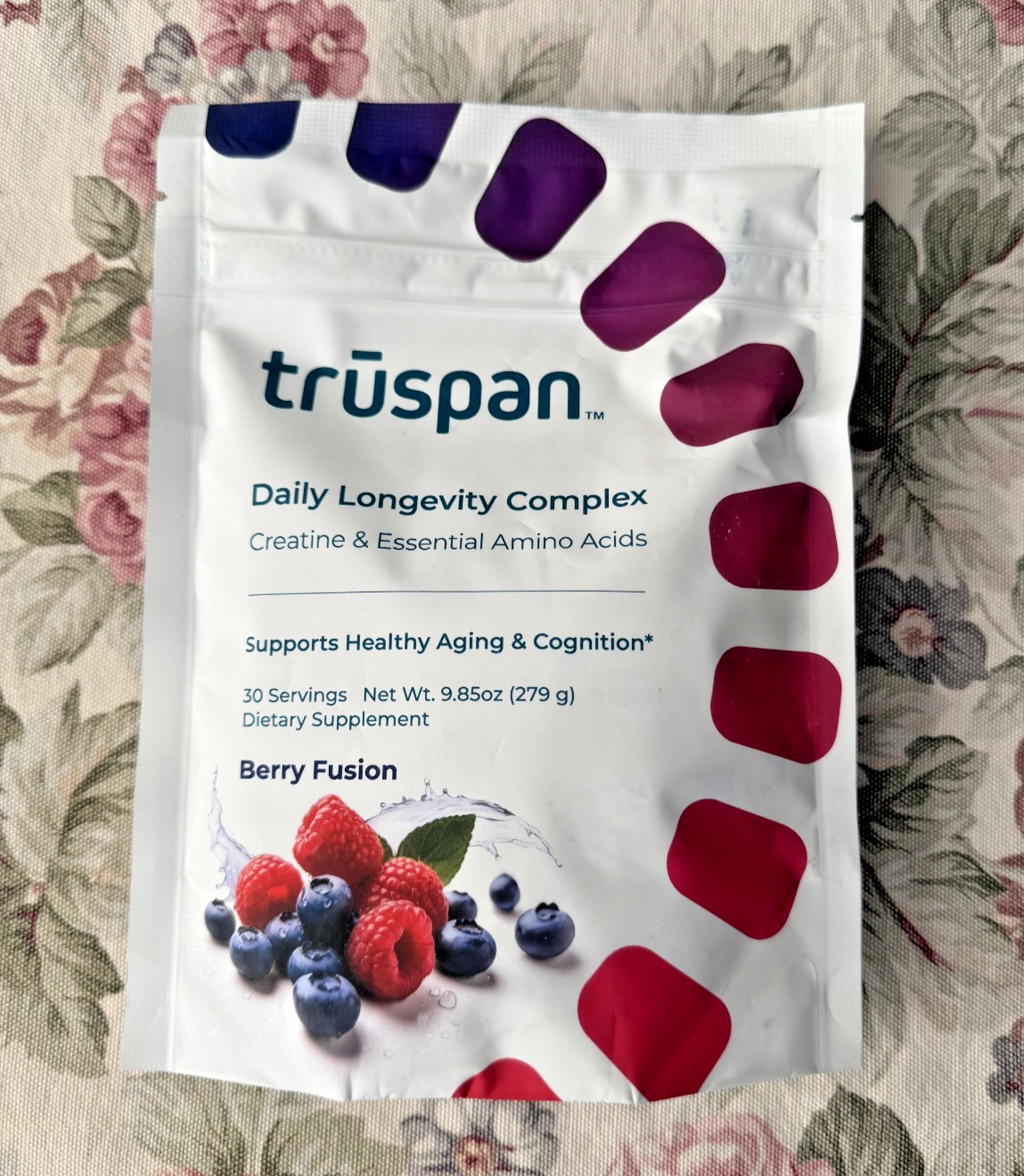 TruSpan Daily Longevity Complex Creatine Powder, with 9.85 Ounce (Pack of 1)