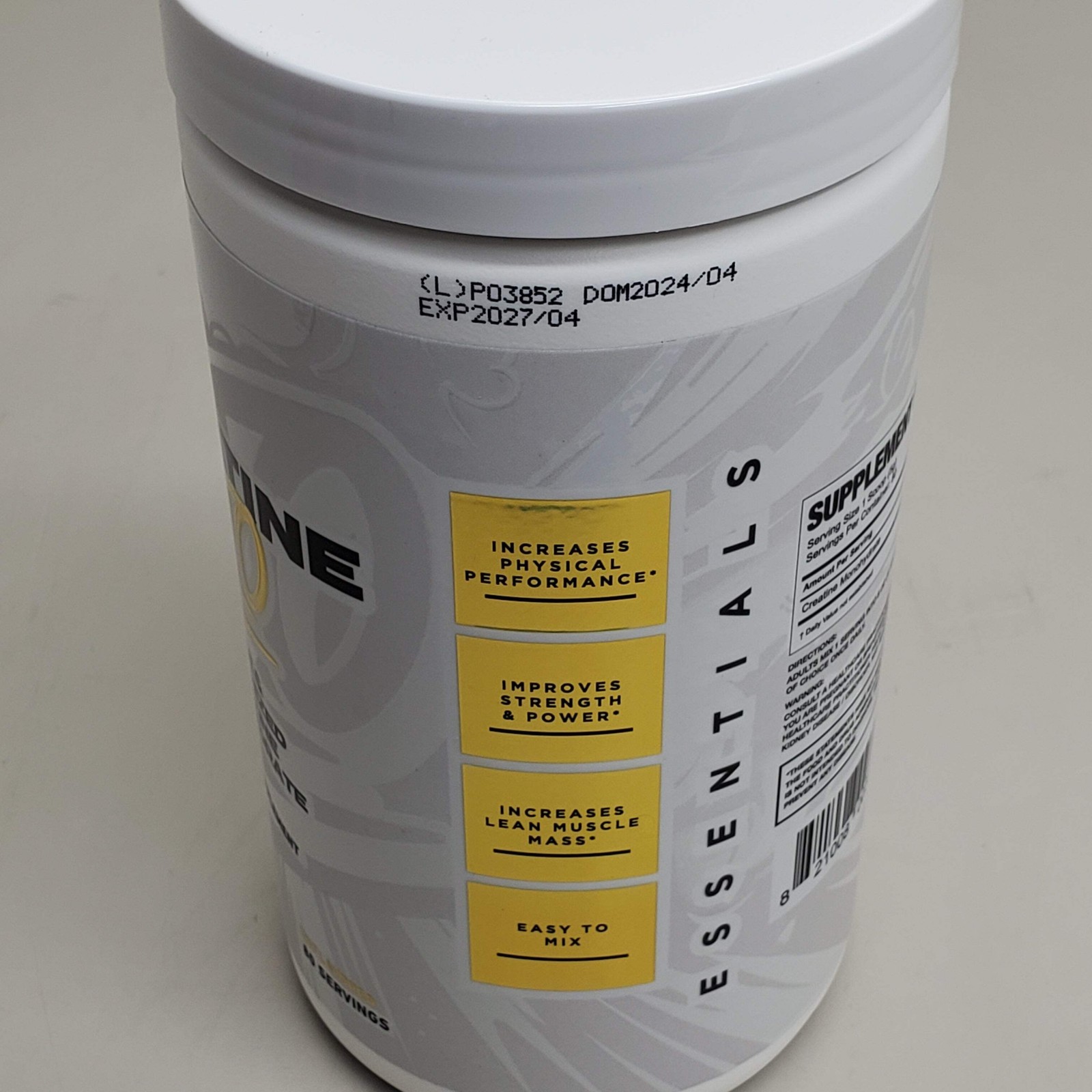 MAGNUM Creatine 100 Pure & Micronized Monohydrate 80 Serv 400g BB 04/27