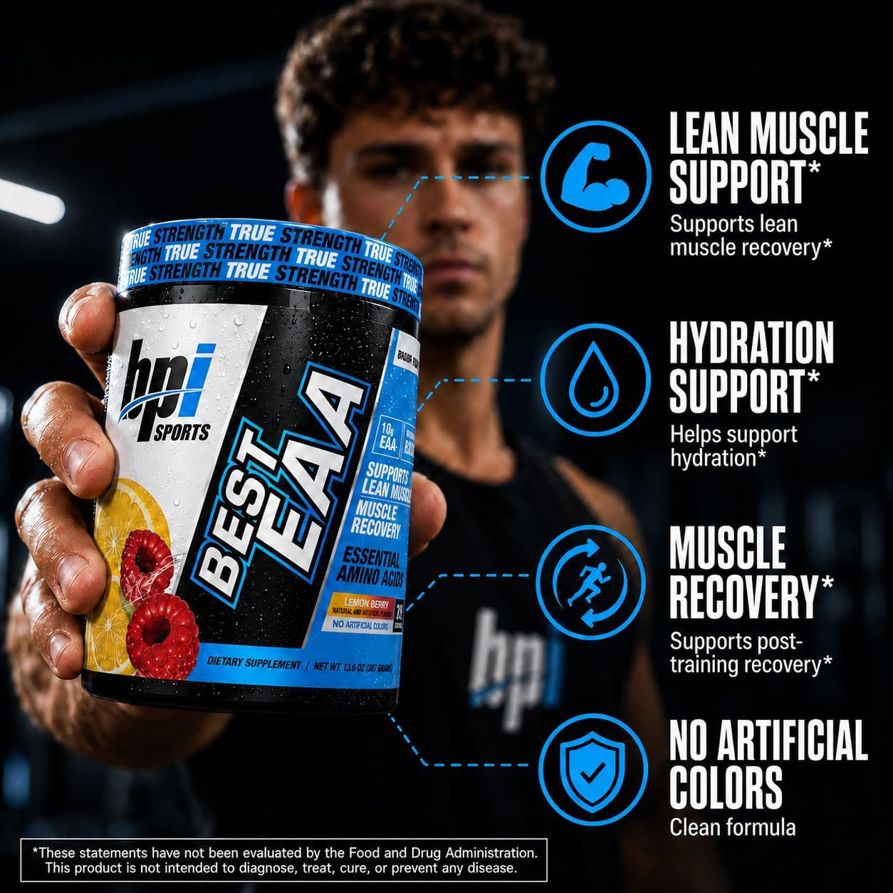 Essential Amino Acids EAA Powder – Pre, Intra & Post Workout Drink – BCAA Powder