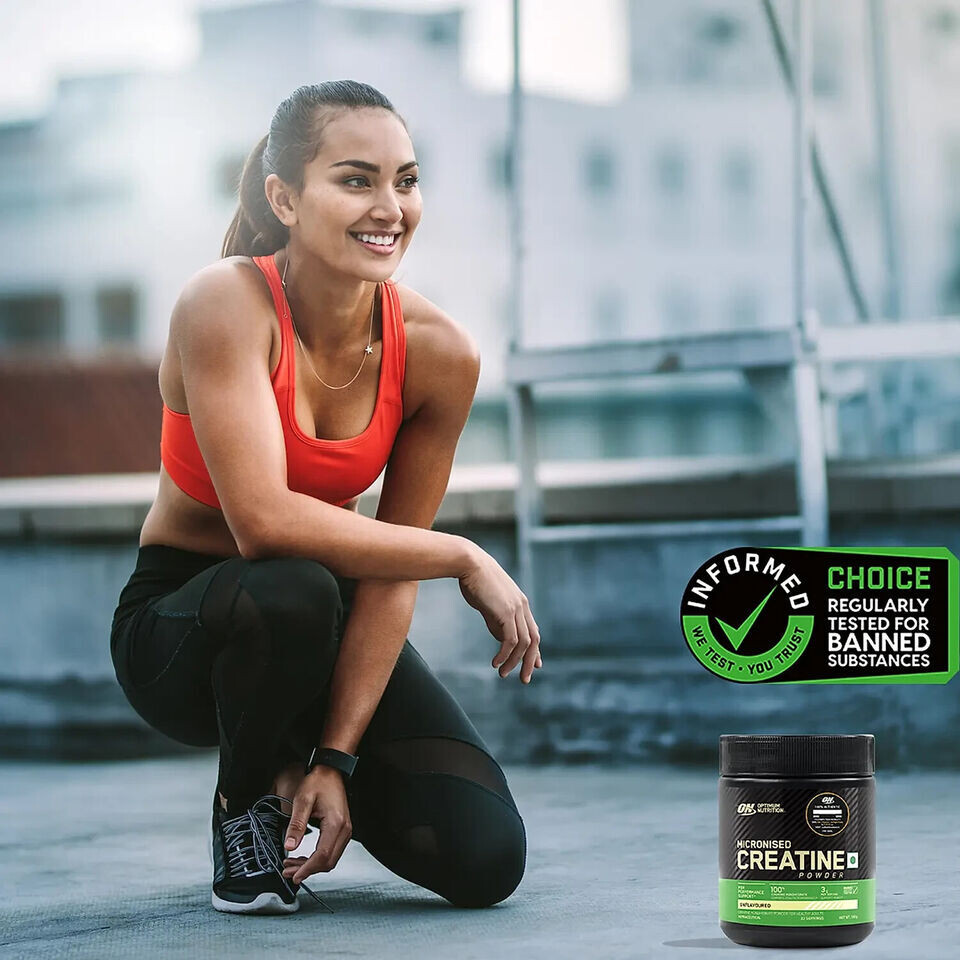 Optimum Nutrition (ON) Micronized Creatine Powder 100gm 33 Serves, Unflavoured
