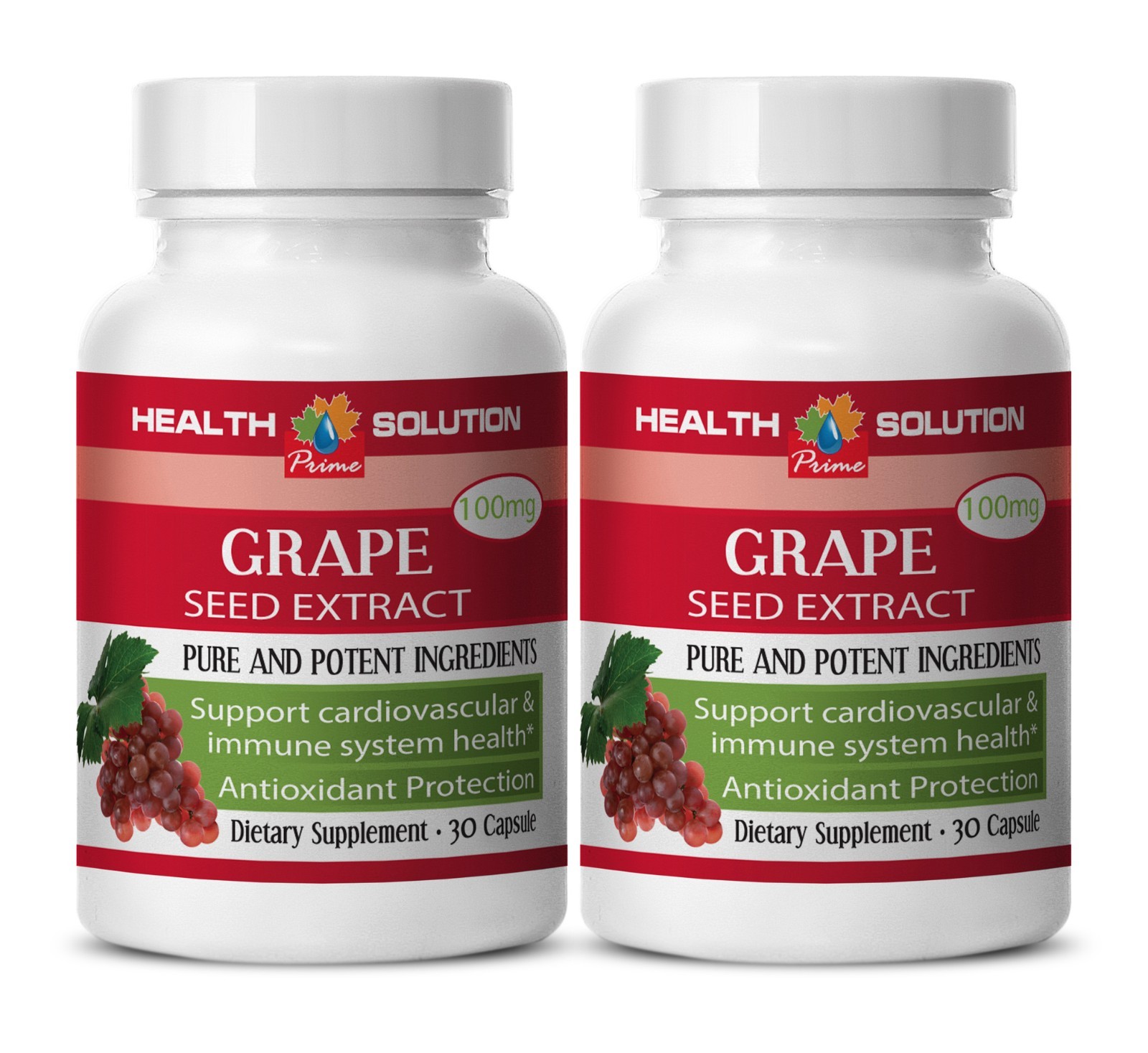 Great weight loss pills – Grape Seed Extract – fat burner 2 Bottles 60 Capsules