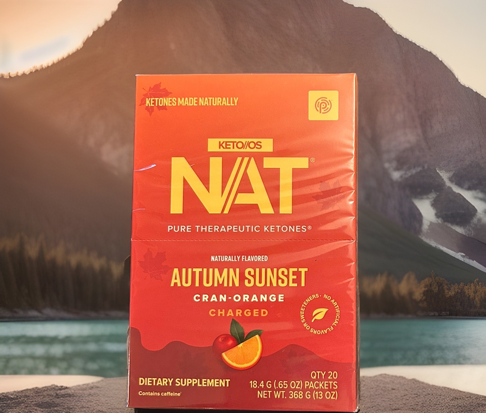 Pruvit KETO OS NAT AUTUMN SUNSET CRAN – ORANGE Charged 20 PK. EXP:04/2027