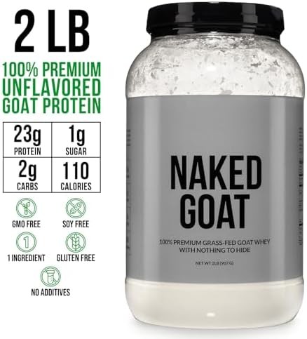 NAKED Goat – Pasture Fed Goat Whey Protein Powder from Small-Herd Wisconsin Dair