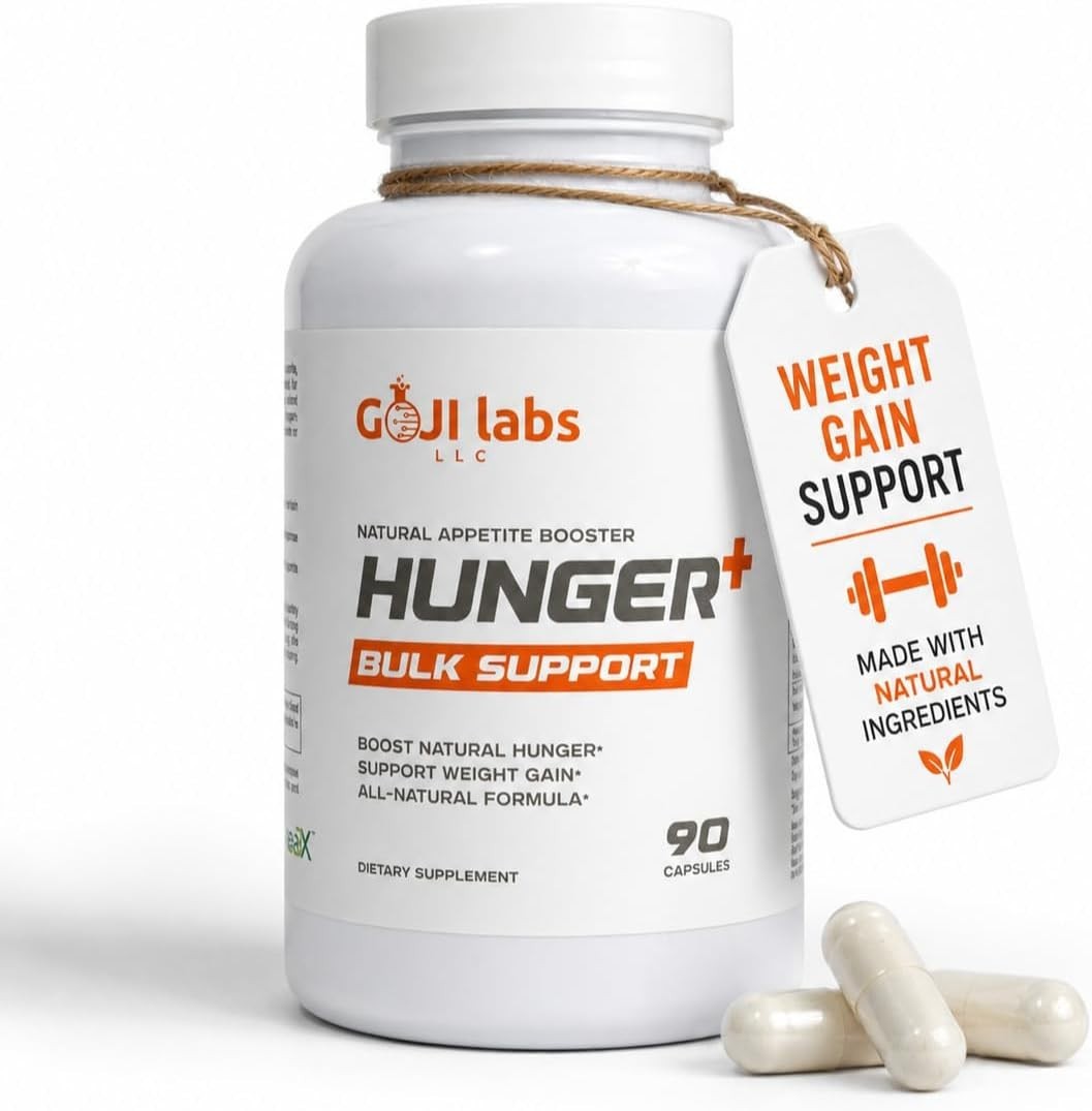 Hunger Bulk Support Appetite Booster L-Leucine + SA3X for Men & Women Made in US