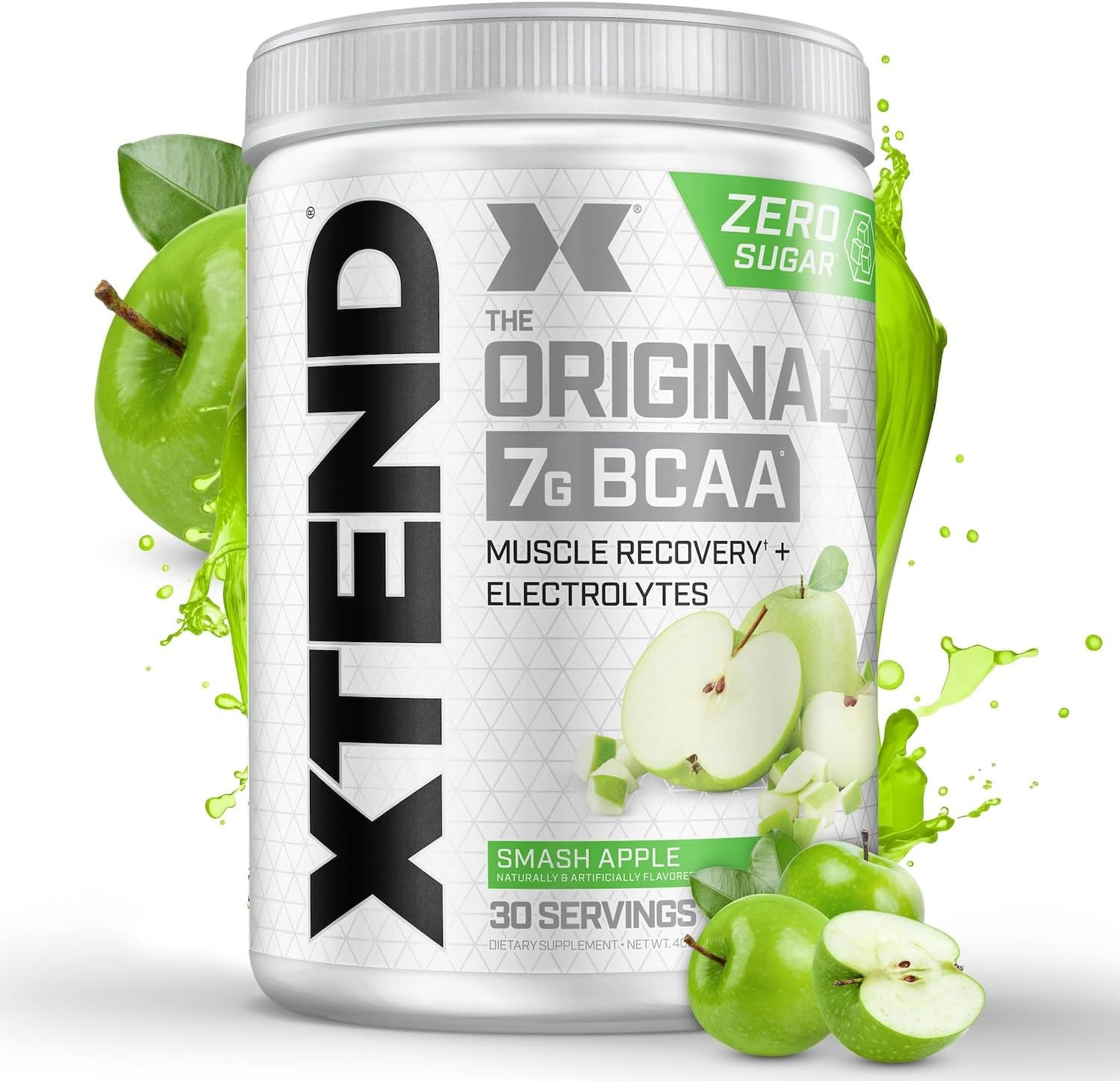 Original BCAA Powder 7G BCAA and 2.5G L-Glutamine, Sugar Free Post Workout Muscl