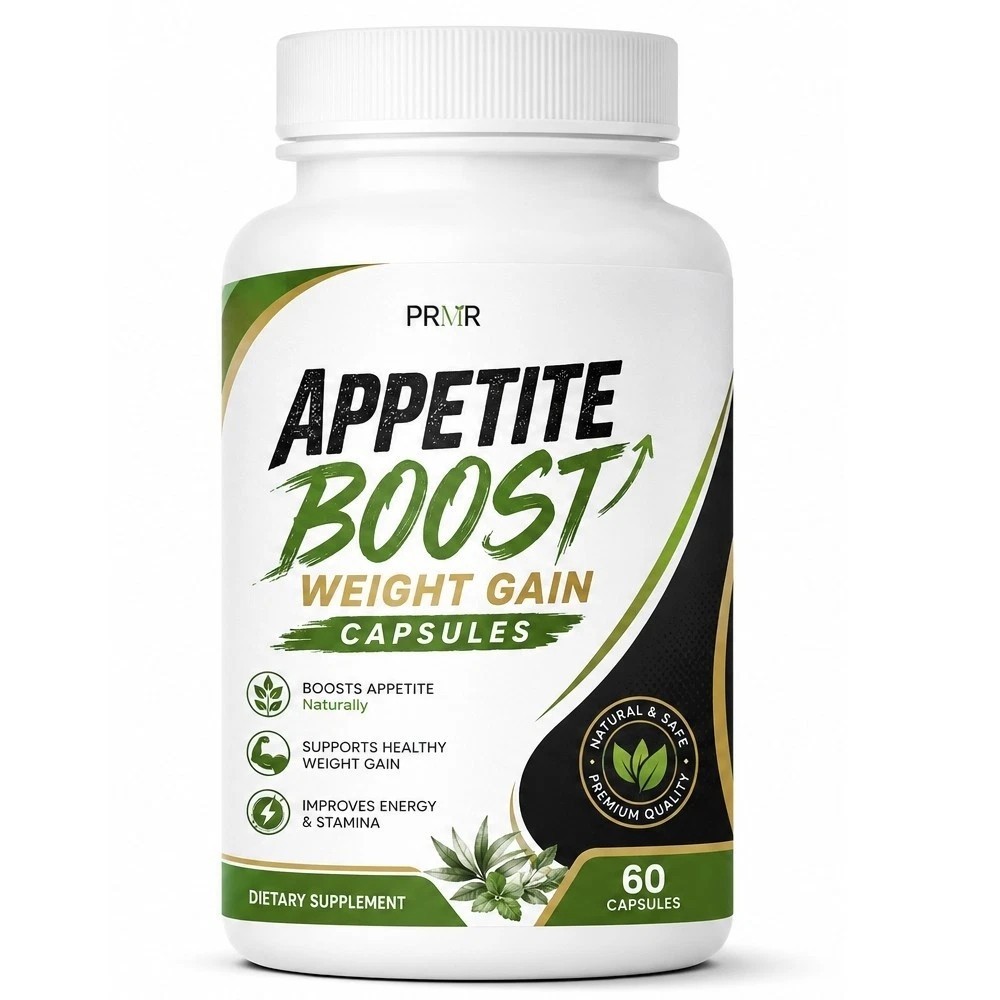 Appetite Boost Herbal Supplement All-Natural Weight Gain Capsules For Women 60ct