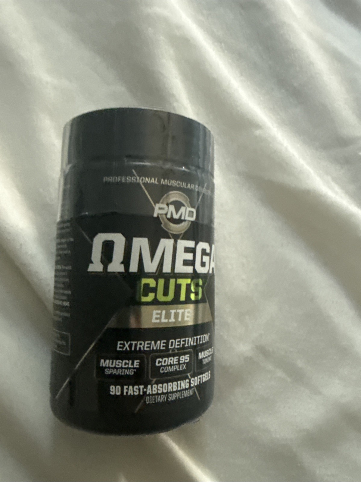Omega Cuts Elite-Omega Fatty Acids & CLA for Muscle & Definition-90 Caps.Exp2027