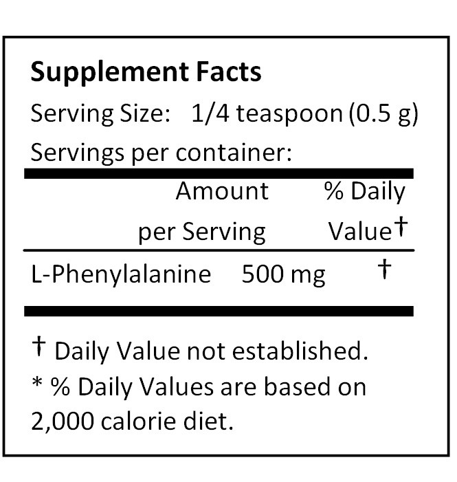 100% Pure L-Phenylalanine powder 1000g(2.2LB) USP healthy mental energy mood