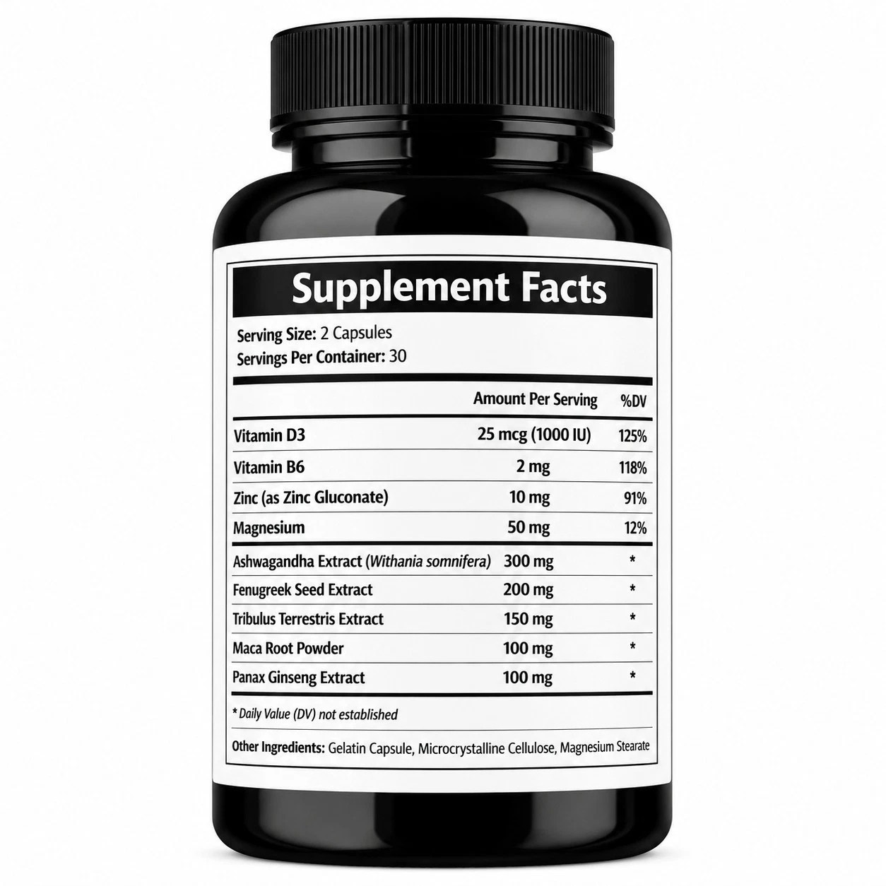 Male Matrix Male Performance Stay Hard 60-Pills (New Packaging)