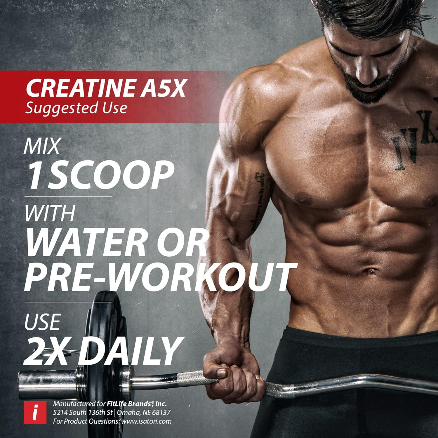 Creatine A5X with Creatine Monohydrate & Betaine Anhydrous for Muscle Growth, St