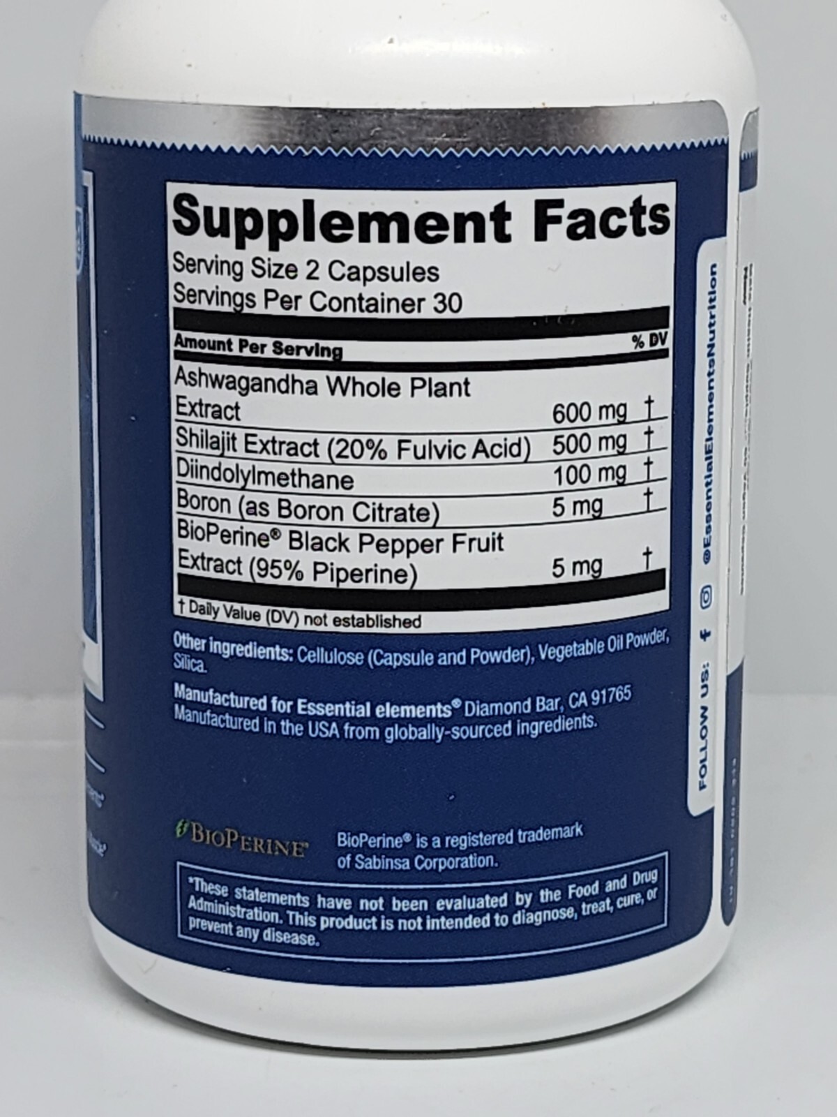 Essential Elements T-Hero Advanced Male Health Support Supplement New Exp. 07/25