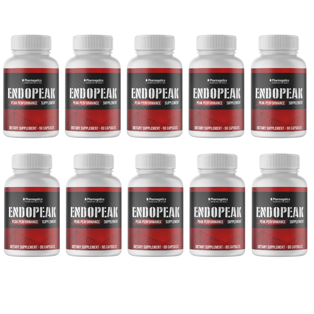 Endopeak Peak Performance Supplement 10 Bottles 900 Capsules