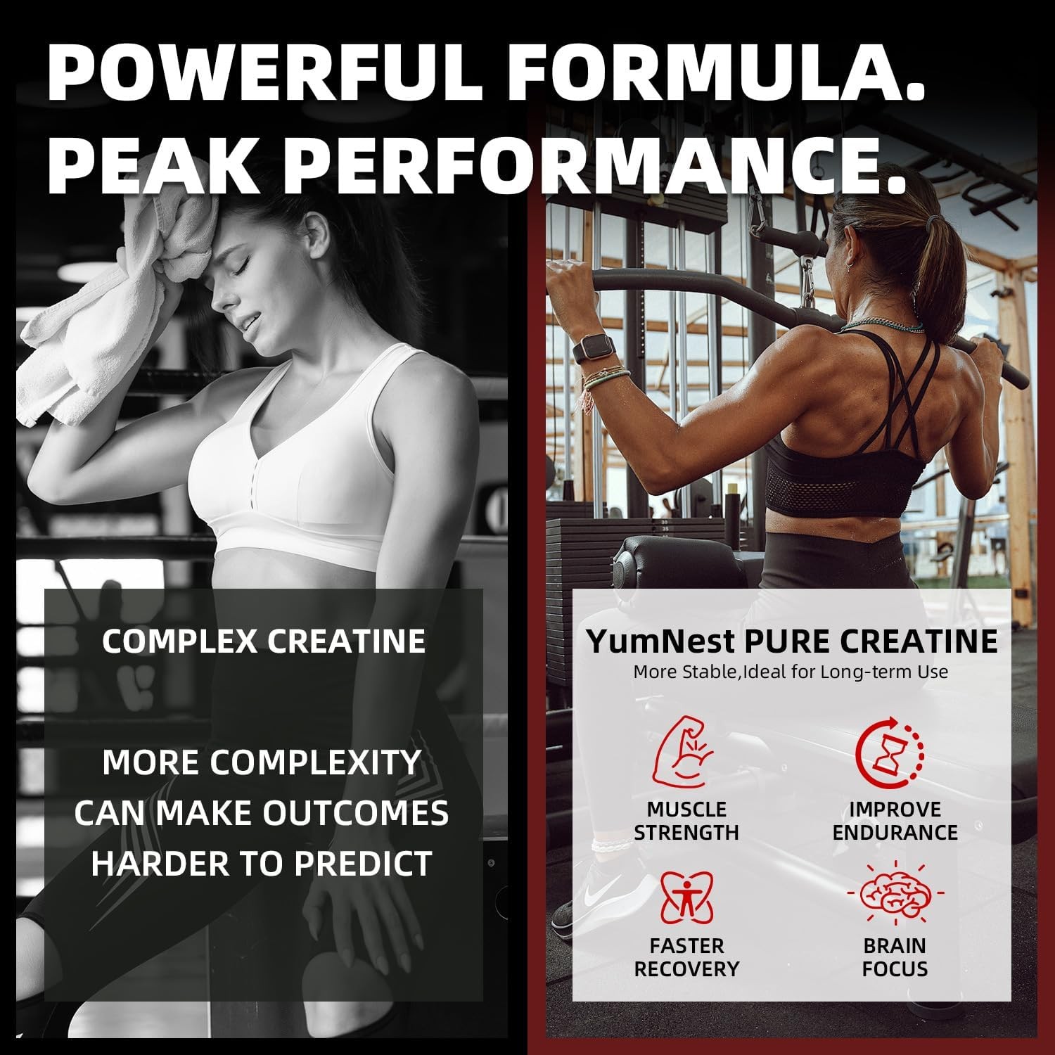 Creatine Gummies NSF Certified for Men & Women, 5000 MG Creatine Monohydrate Gum