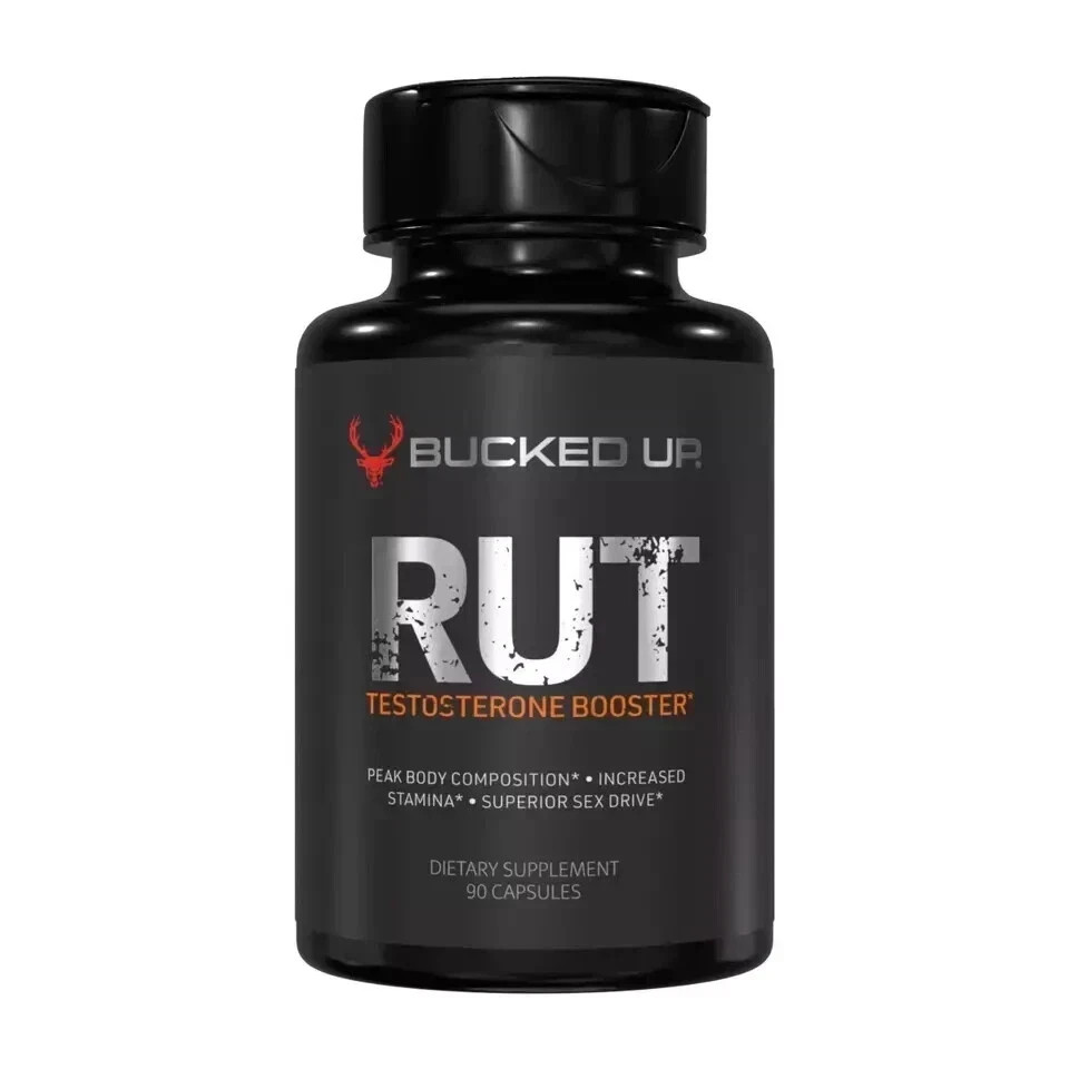 Bucked Up Rut Testosterone Booster 90 Caps 30Serv Hormone Balance Mood Free Ship