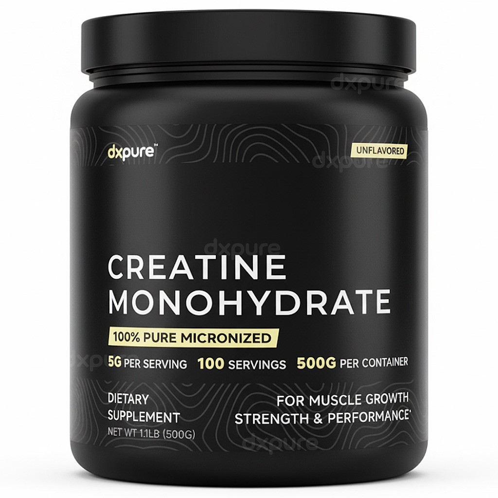 Creatine Monohydrate Micronized Powder 500G – 100 Servings – Unflavored