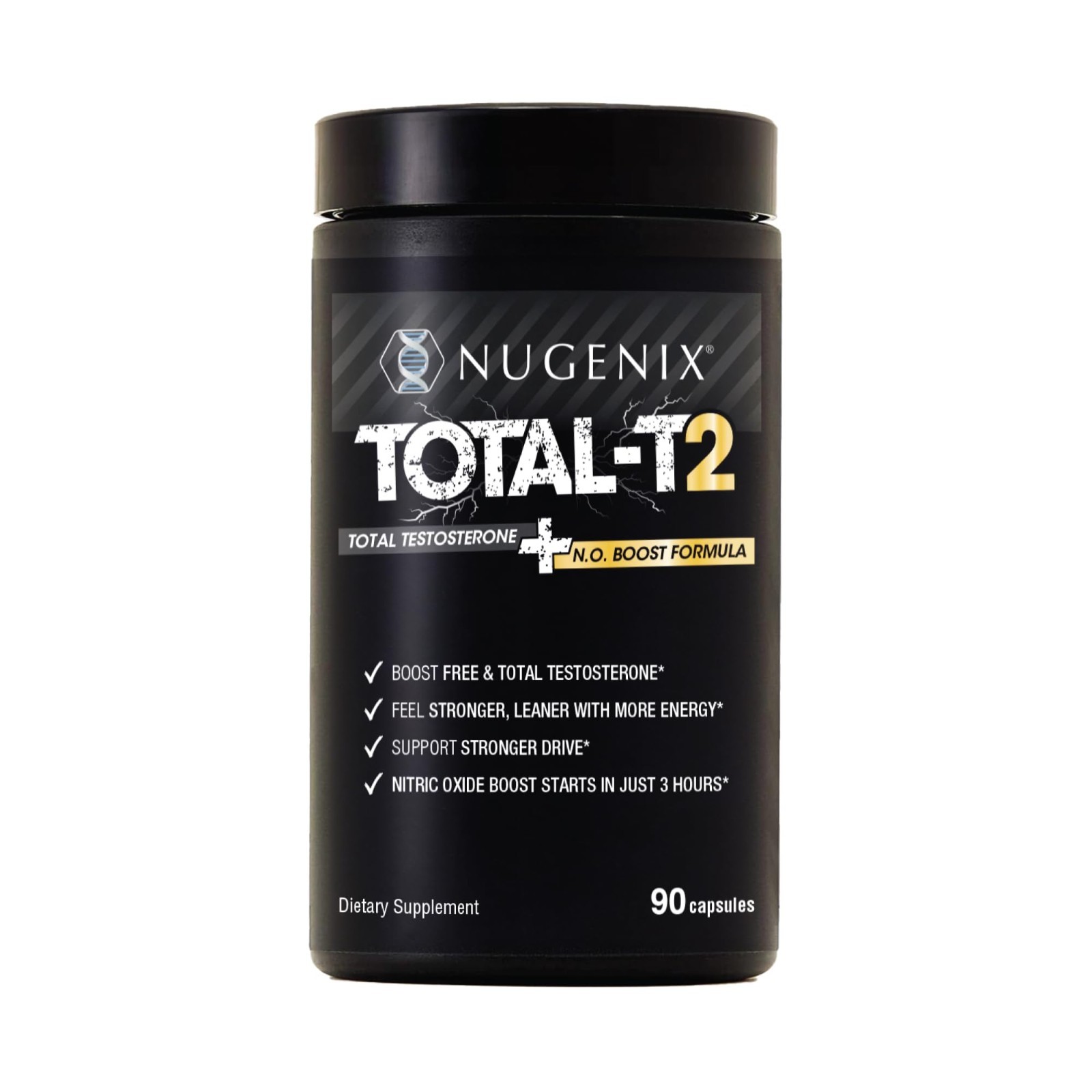 Testosterone Booster & Nitric Oxide Support for Men, 90ct | Boost Energy & Drive