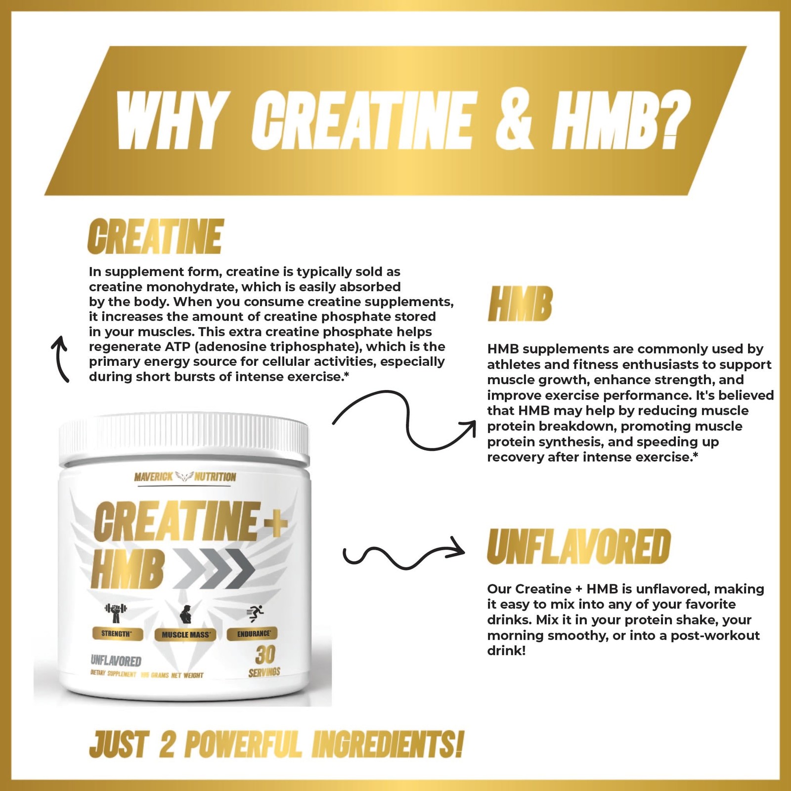 Creatine HMB – Creatine Powder for Men – Creatine Powder – Creatine Supplemen…