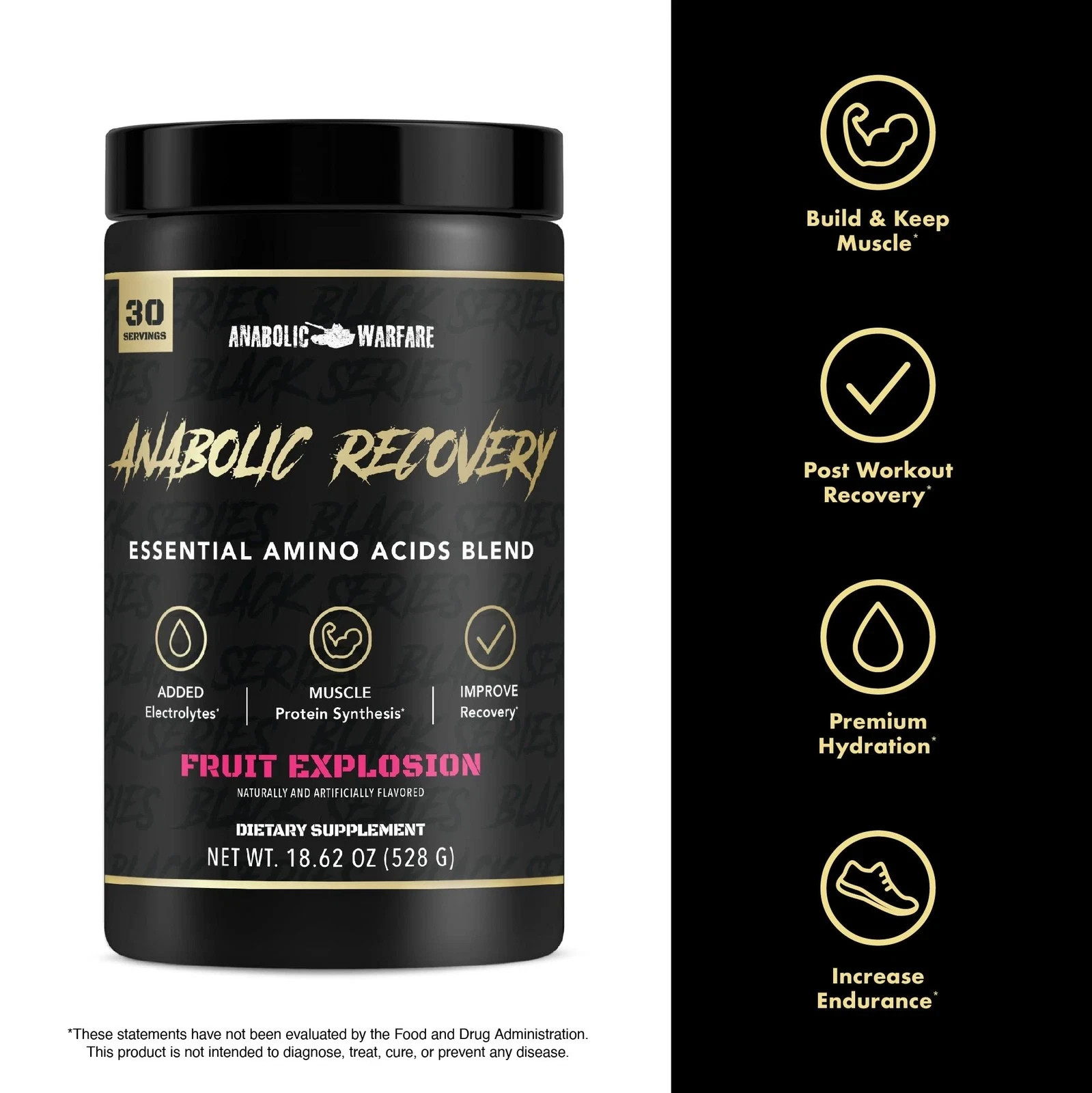 Anabolic Warfare Anabolic Recovery Essential Amino Acid Blend – Post-Workout …