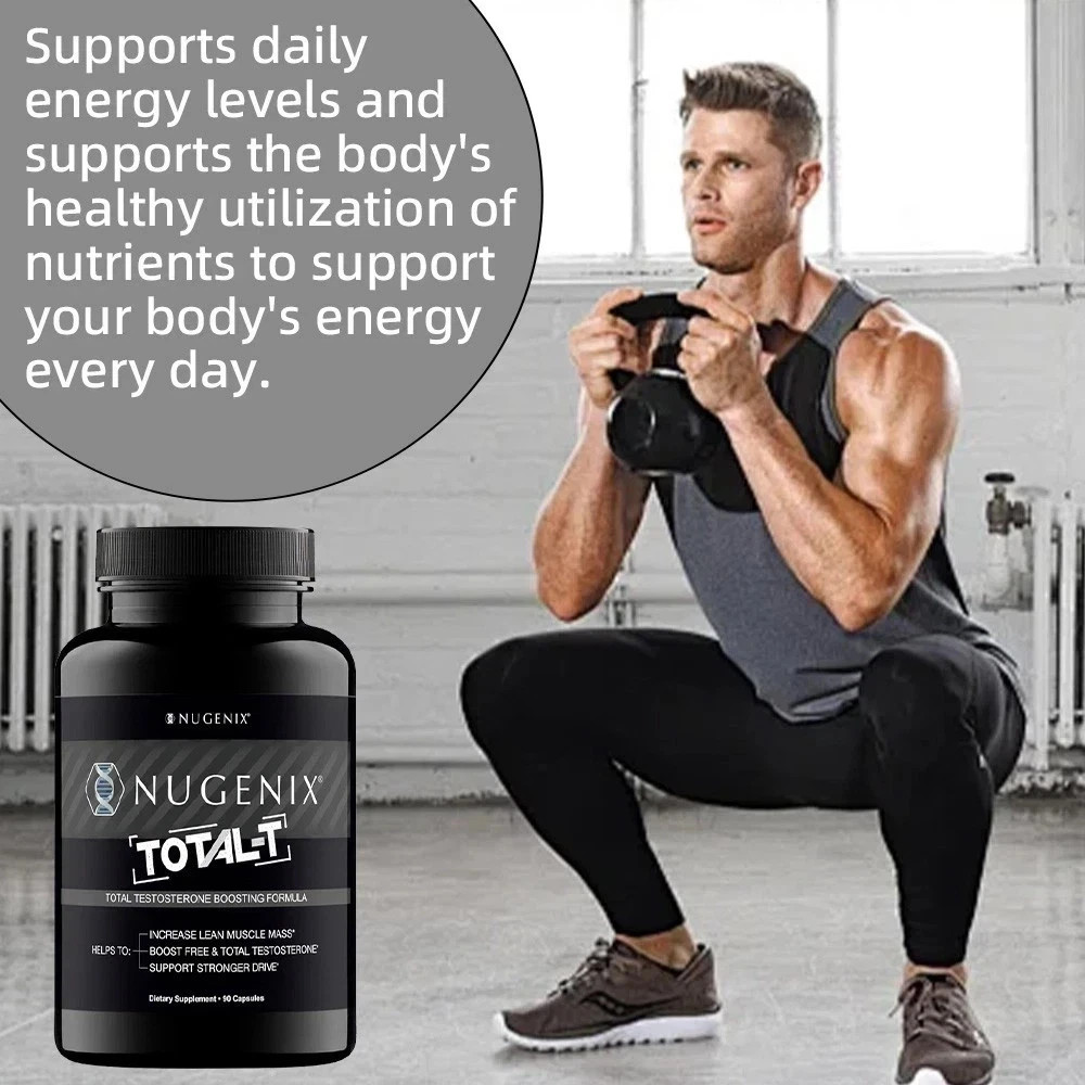 Nugenix Total-T Testosterone Booster 90 Capsules – Enhanced Endurance and Energy