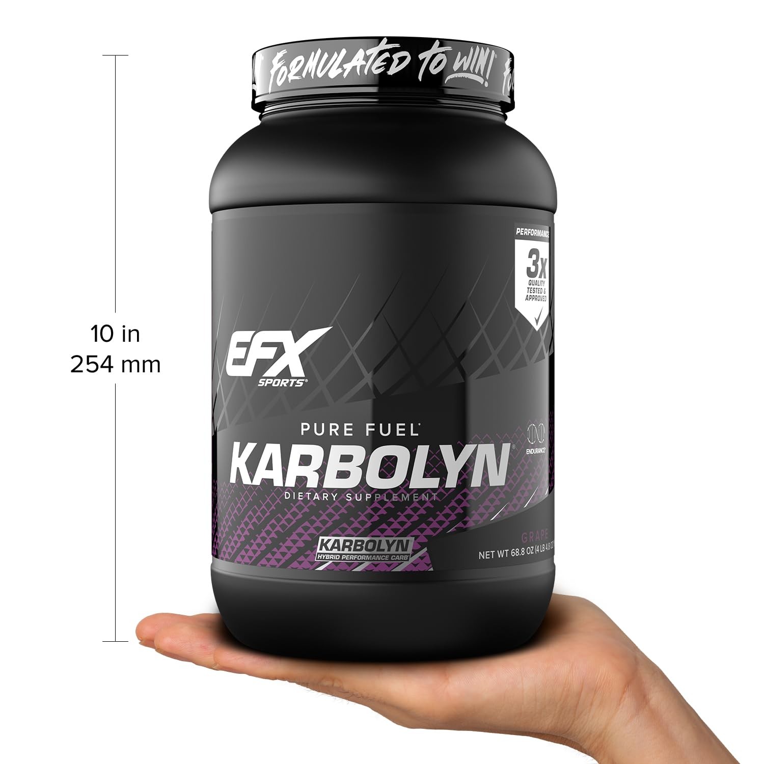 EFX Sports Karbolyn Fuel | FastAbsorbing Carbohydrate Powder | Carb Load, Sus…