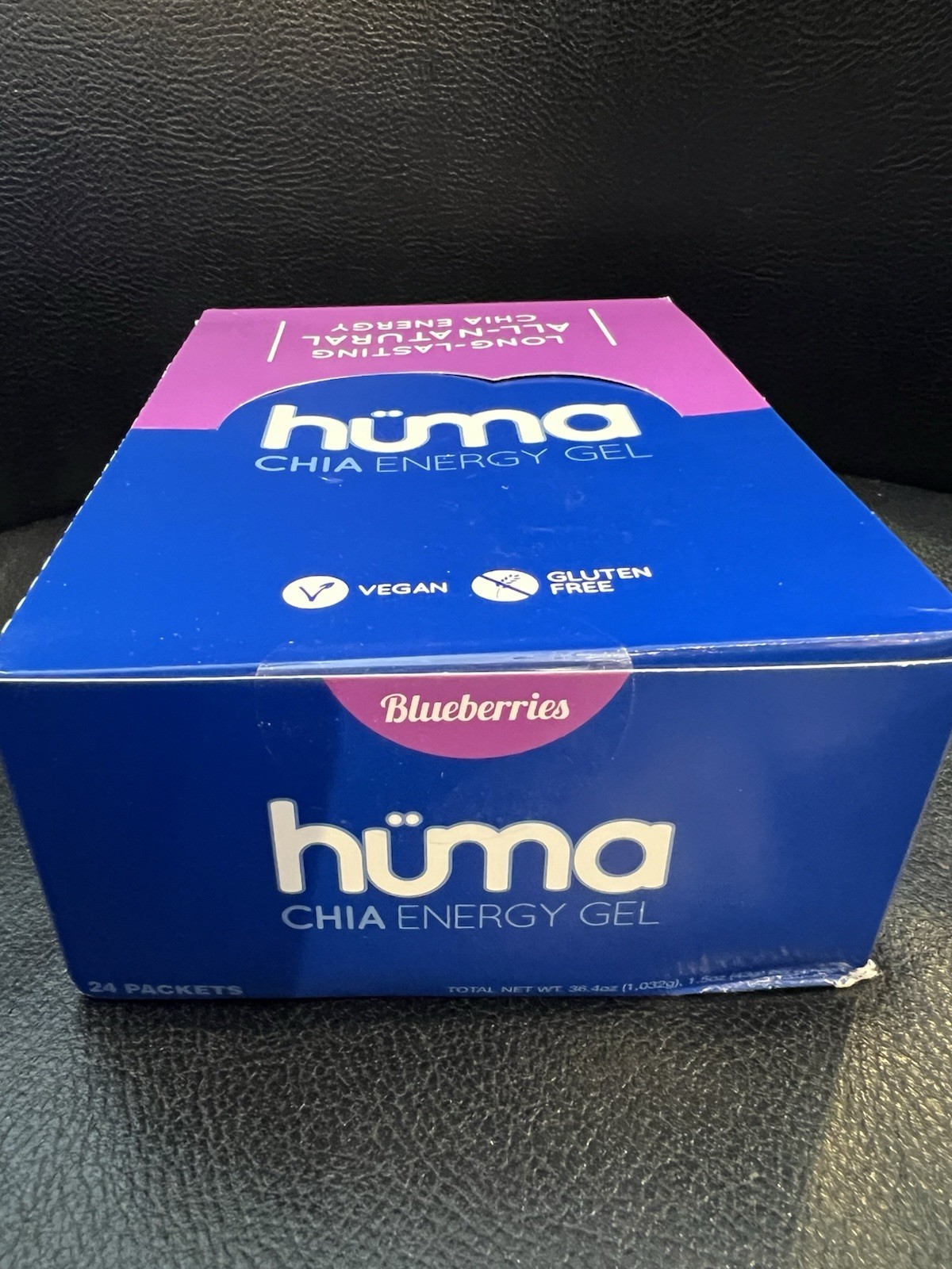 HUMA FOOD HUMA CHIA ENERGY GEL BLUEBERRY Box Of 24ct.
