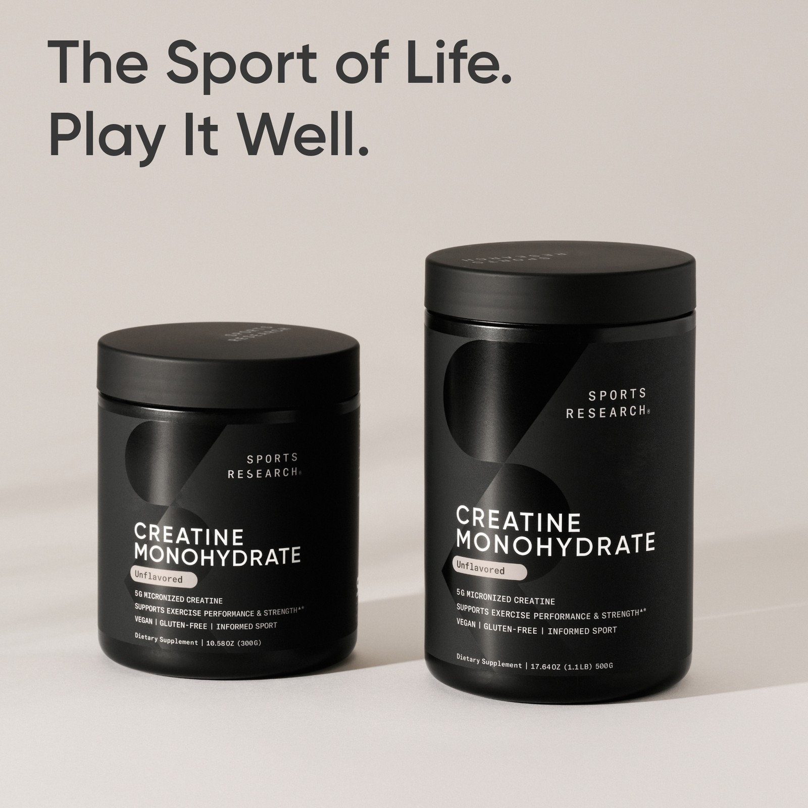 Creatine Monohydrate – Gain Lean Muscle, Improve Performance and Strength (500g)