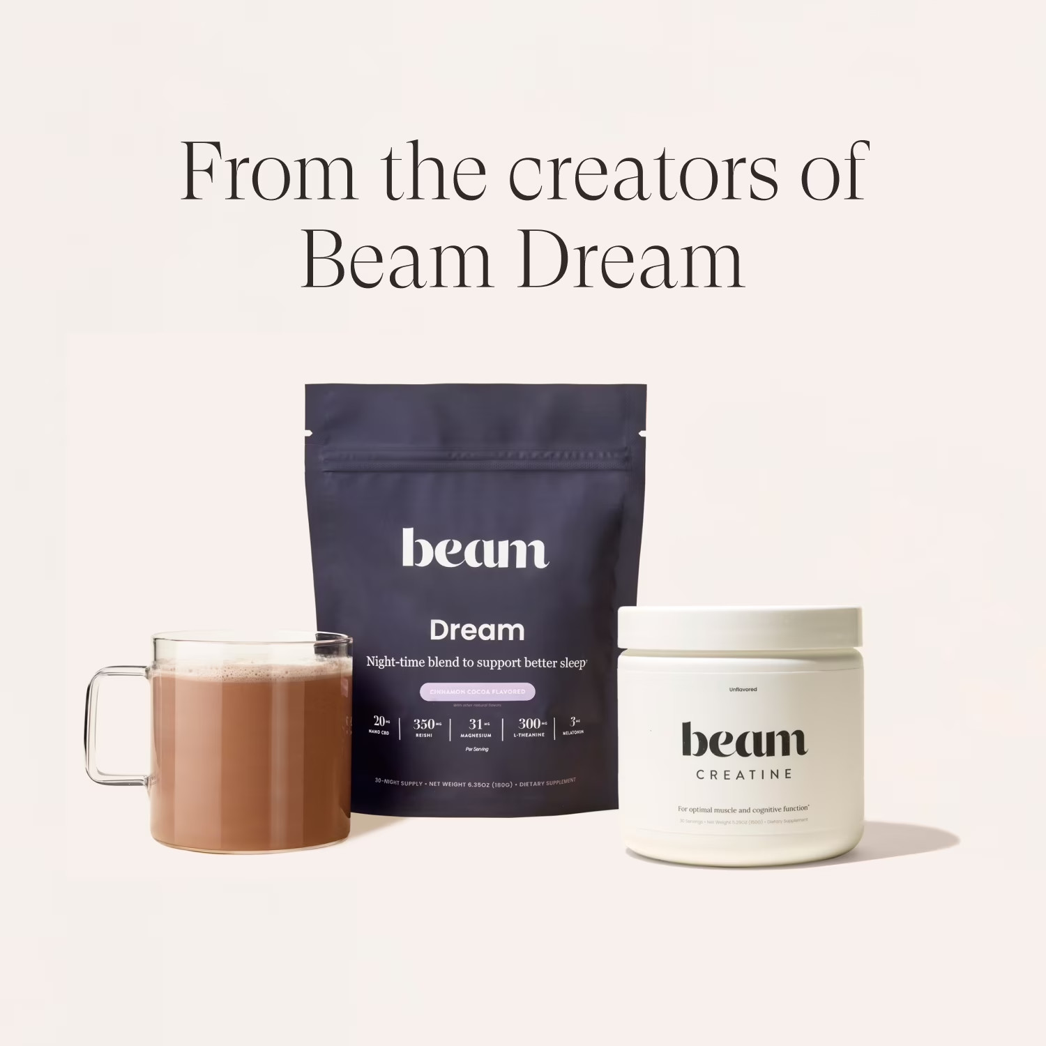 Beam Creatine Powder – Micronized, Third Party Tested Monohydrate for Strength &