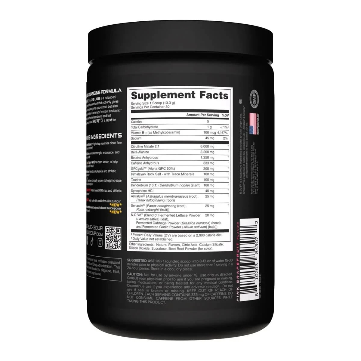 BUCKED UP WOKE AF X 10 Year Anniversary PRE-WORKOUT Energy Pump Focus 30 Serving