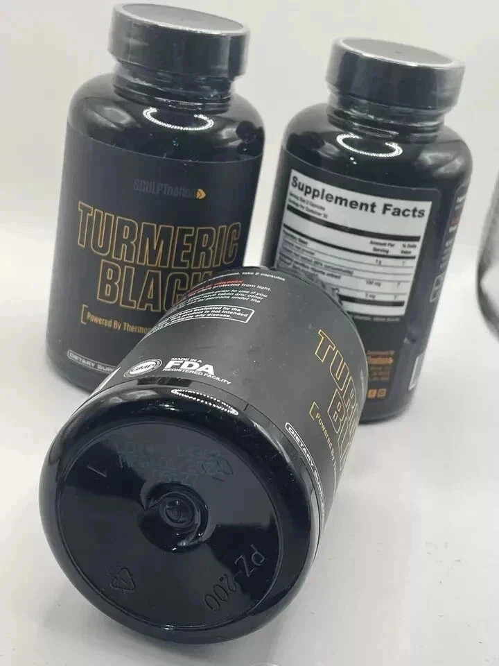 Turmeric Black Sculptnation Fatigue Muscle Build Fat Burn Bloating Treat. 1 Pack