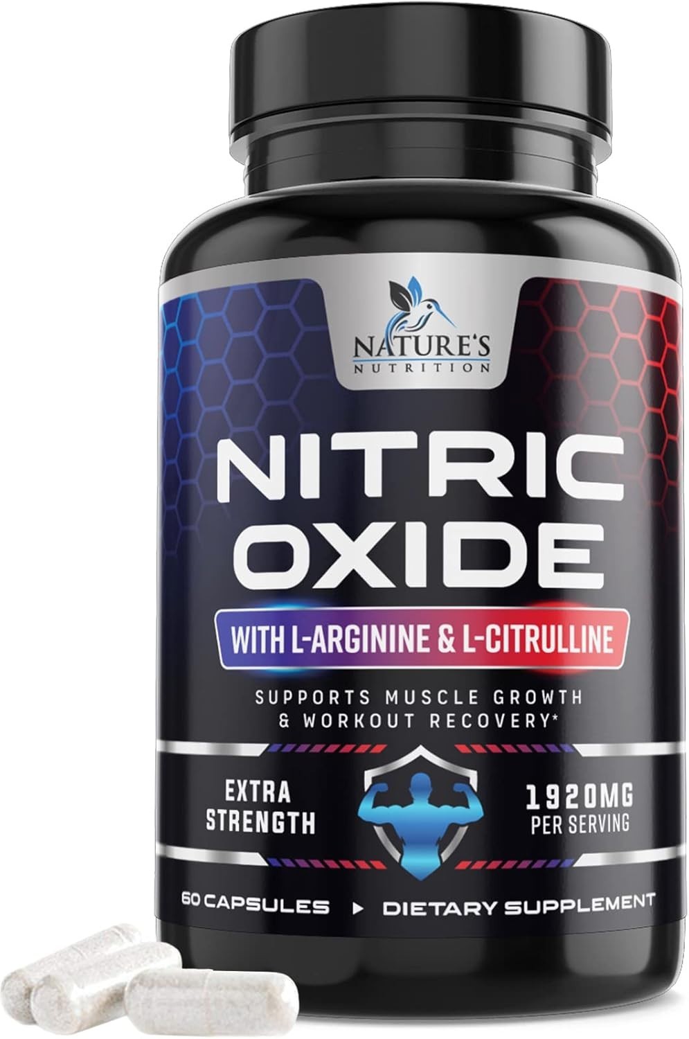 Nitric Oxide Booster Extra Strength- L Arginine 3X Strength Nitric Oxide Support