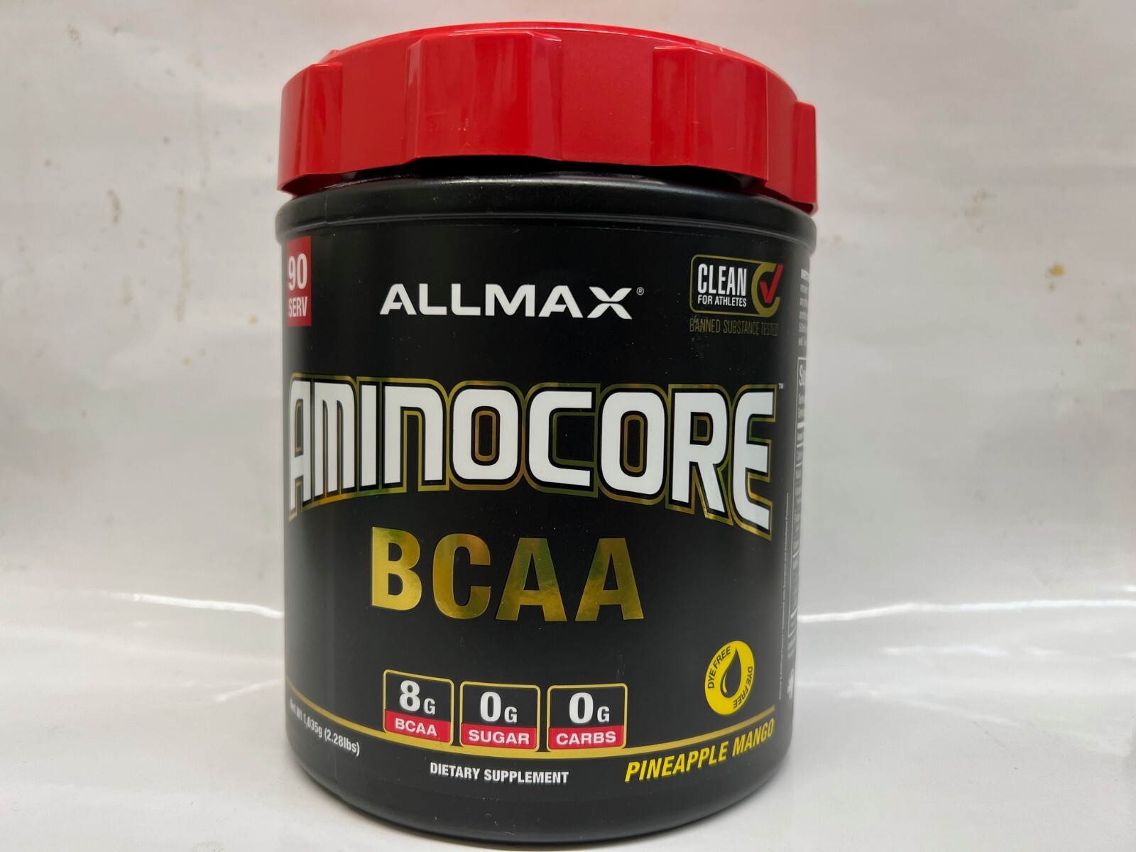 AllMax “AminoCore” BCAA 1035gm/90 Servings Pineapple/Mango!