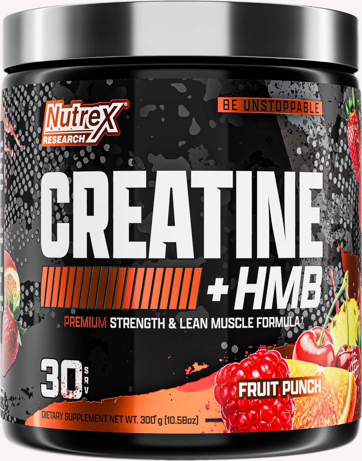 Creatine + HMB Fruit Punch 5G Creatine, 1.5G HMB Strength and Lean Muscle Formul