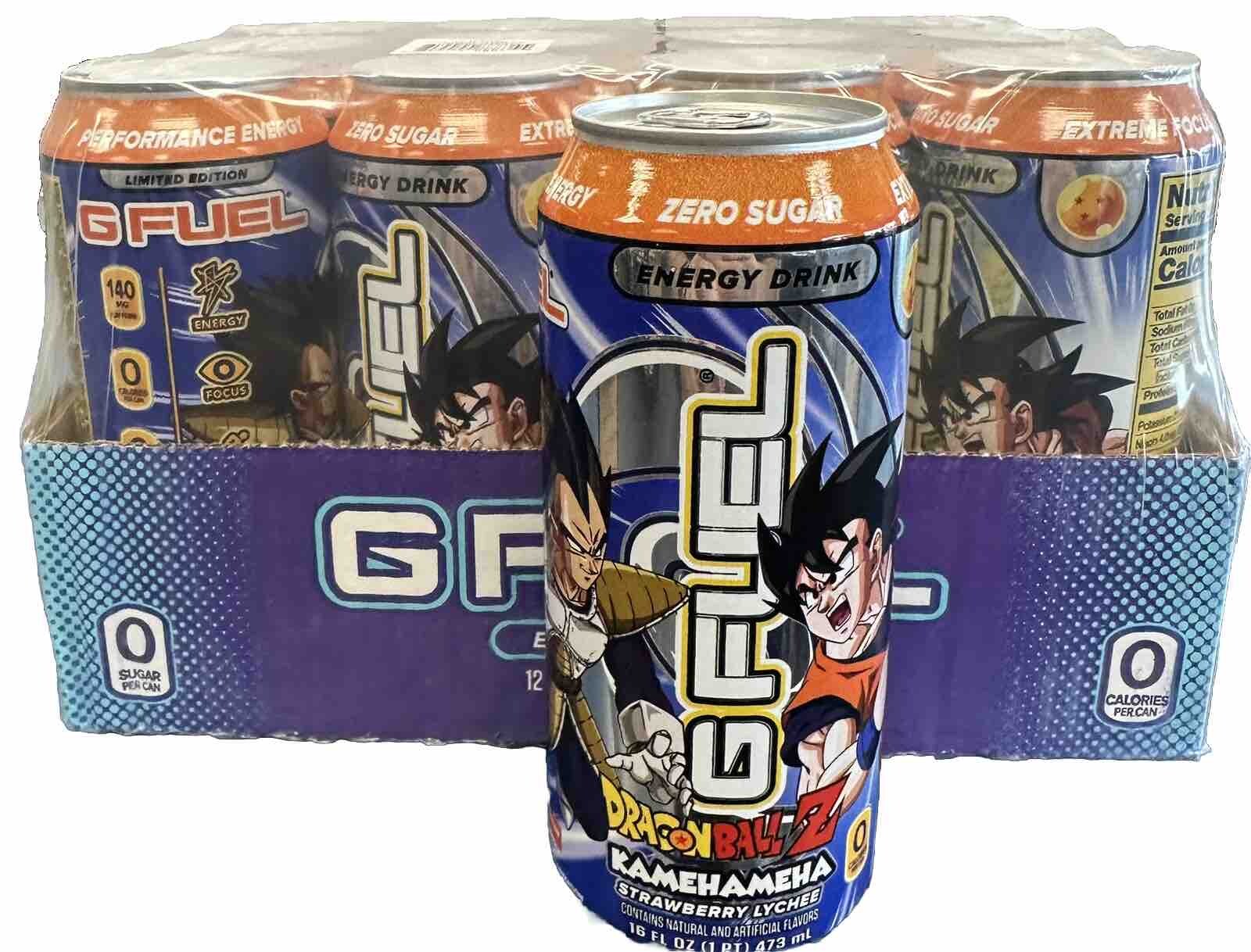 GFUEL DBZ DRAGON BALL Z KAMEHAMEHA STRAWBERRY LYCHEE 1 – NEW & FULL 16 FL OZ CAN