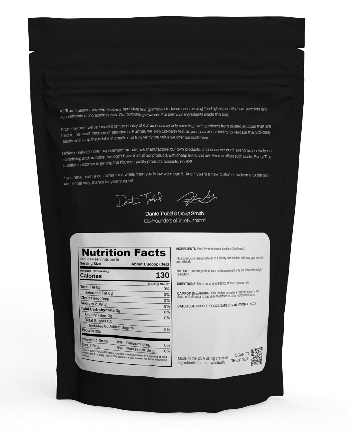 Grass Fed Beef Protein Isolate Powder – 31g Protein per Serving – Zero Carb, …