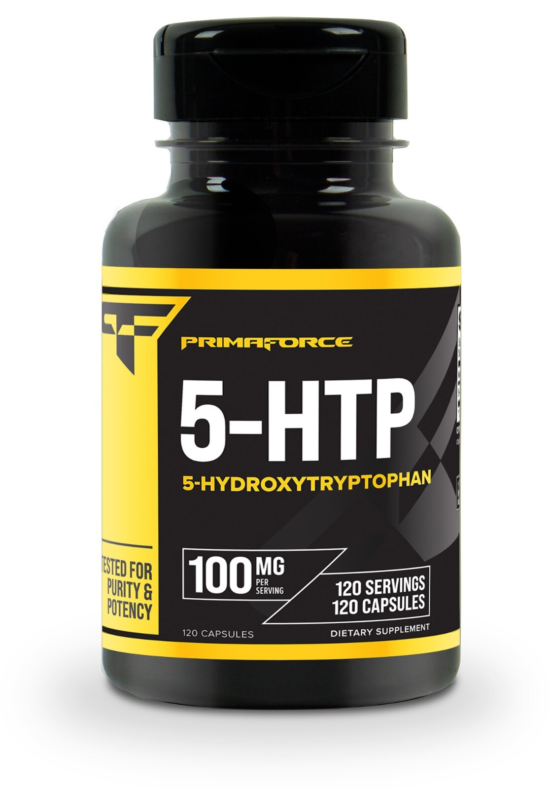 PrimaForce 5-HTP (5-Hydroxytryptophan) Supplement, 120 Capsules, 100mg