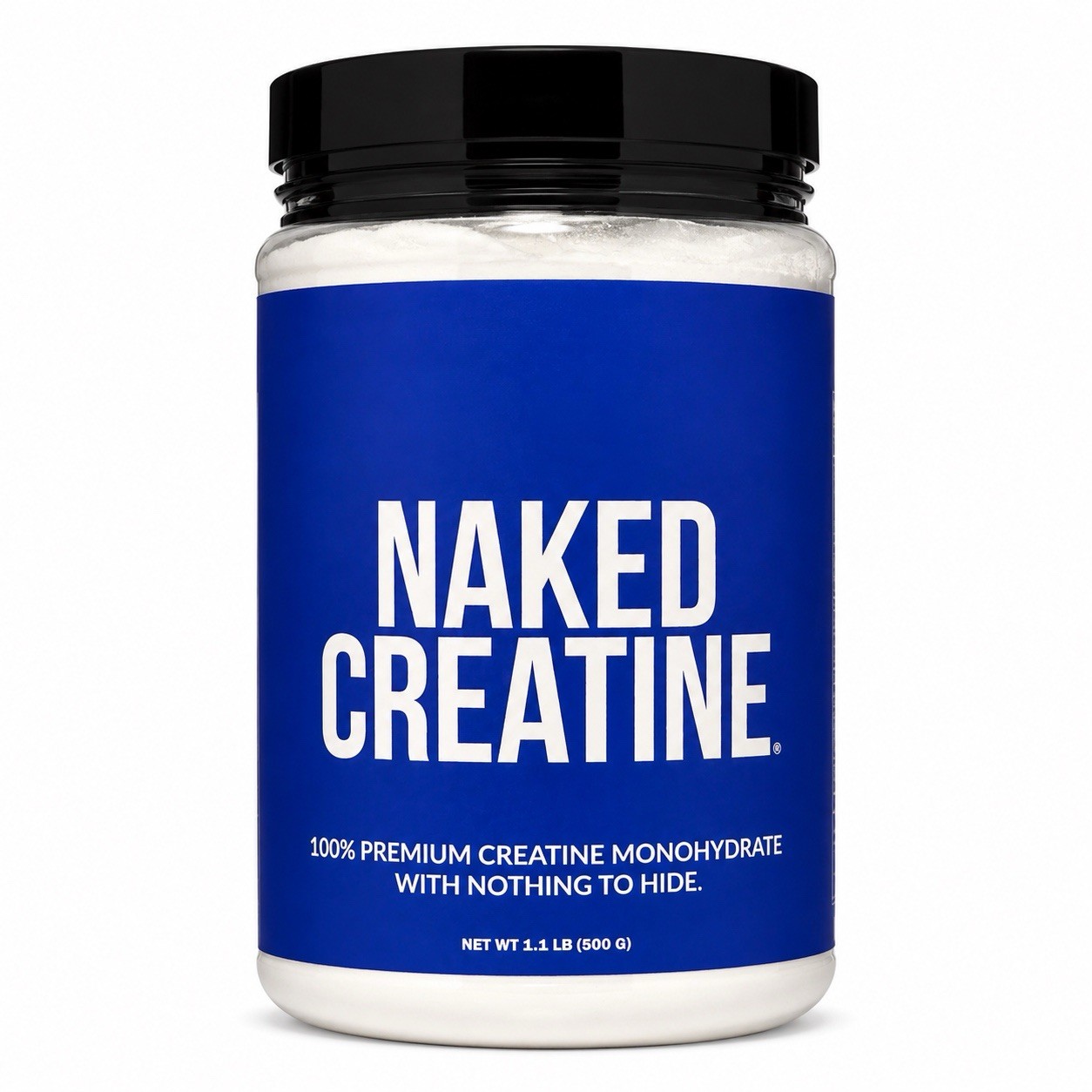 NAKED CREATINE Pure Micronized Creatine Monohydrate 5g – NSF Certified 1.1 LBS