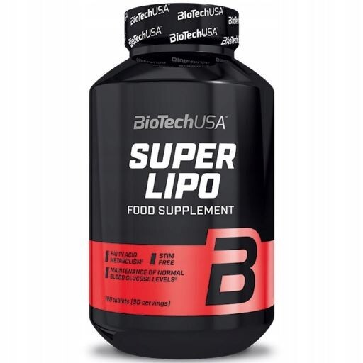 BIOTECH USA SUPER LIPO 120 tabs fat burner WITHOUT COCFEINE