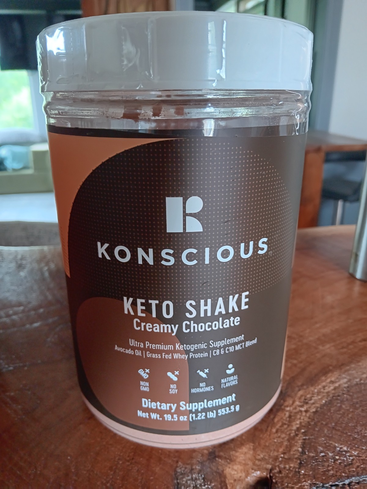 KONSCIOUS- KETO SHAKE chocolate/banana/strawberry 17.25oz fresh 7/25