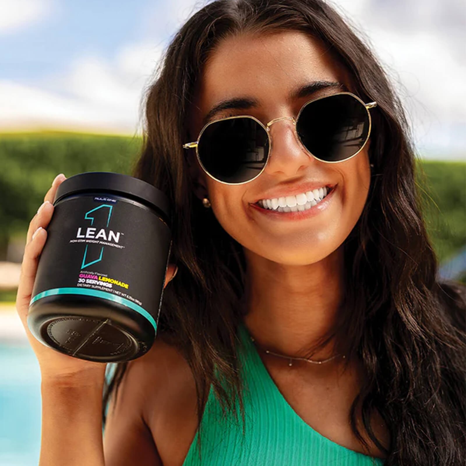 R1 Lean – 30 Servings , Guava Lemonade 180 g, Clearance for Exp 09/2026