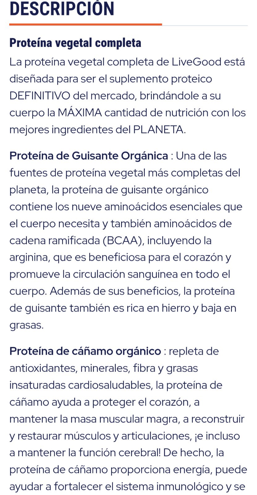 Polvo De Proteina Para Aumentar Masa Muscular- Proteinas Naturales