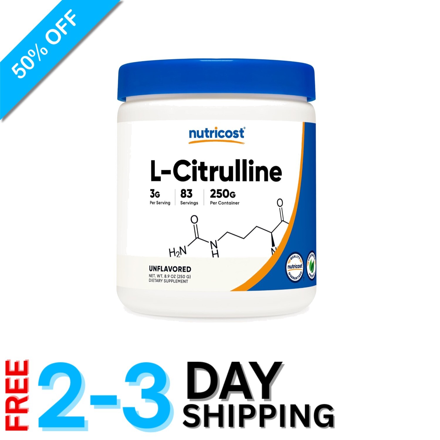 Pure L-Citrulline Powder 250 Grams – Pure Base for Enhanced Performance