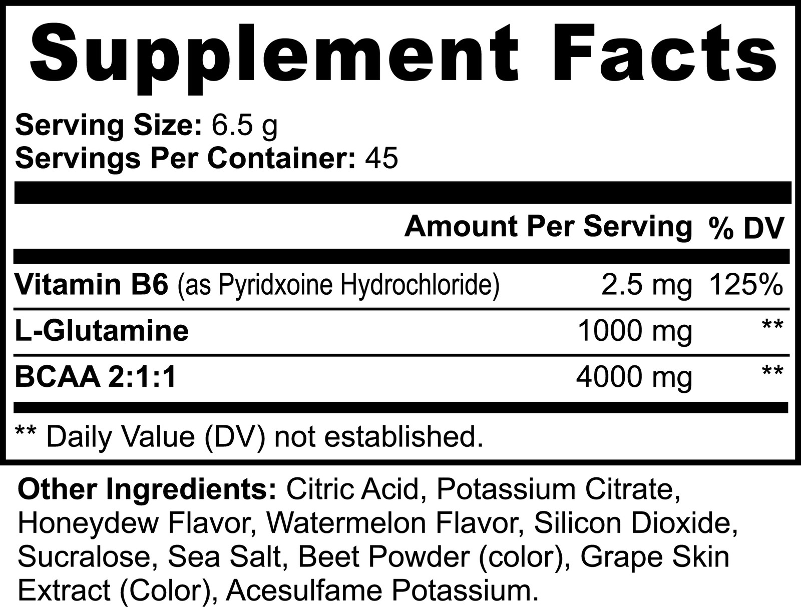 Ape Fusion BCAA – Post Workout Powder (Honeydew/Watermelon)