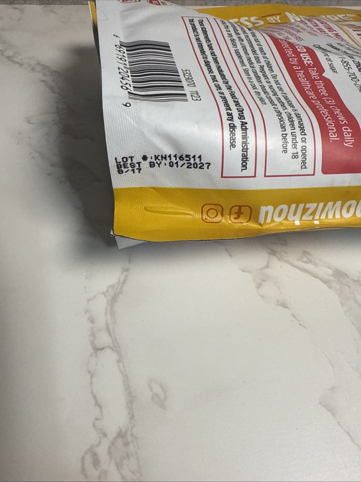 Zhou Creatine Chews, Pink Lemonade Flavor, 60 chews