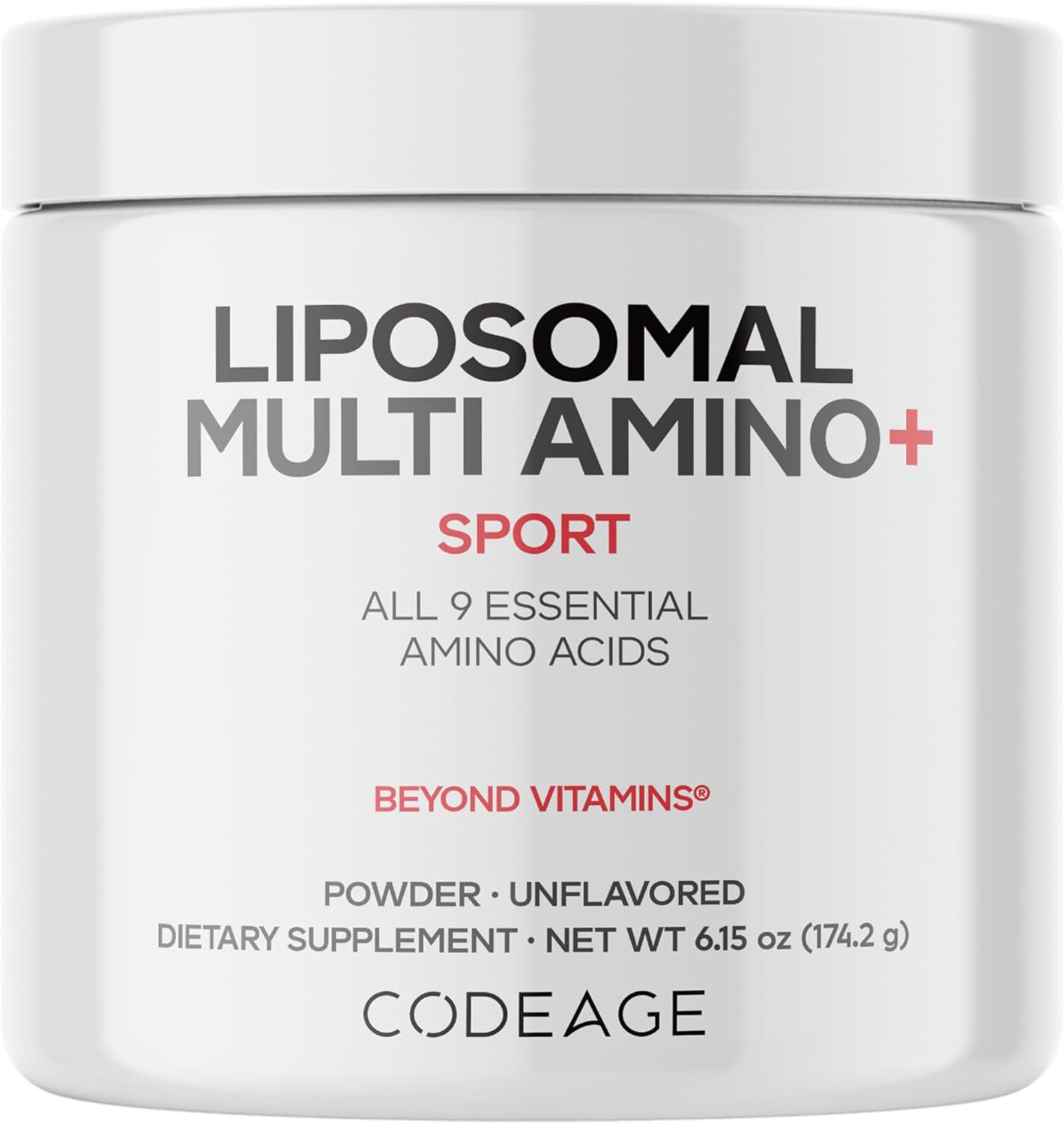 Codeage Liposomal Multi Amino Powder Supplement – BCAA & EAA Supplement All 9 Es