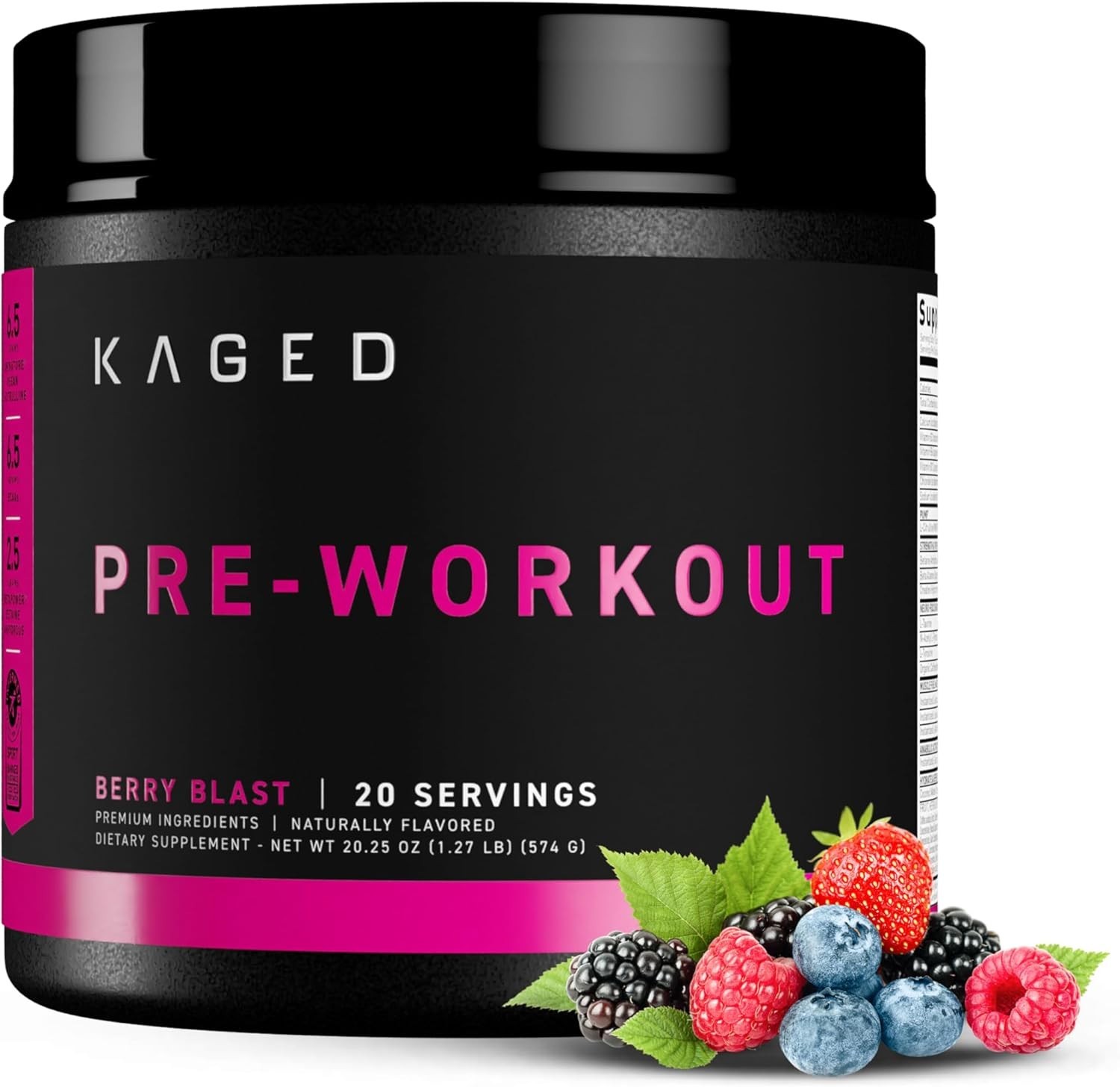 Powerful Pre Workout Formula with Creatine & Organic Caffeine – 20 Servings